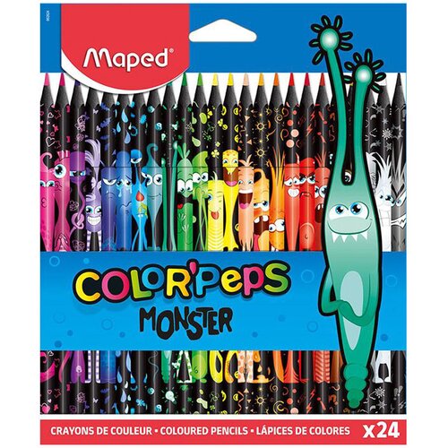 Maped Bojice bezdrvne Color'Peps Monster trobridne 24/1 MAP862624 Cene