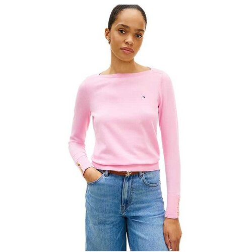 Tommy Hilfiger pink ženski džemper Cene