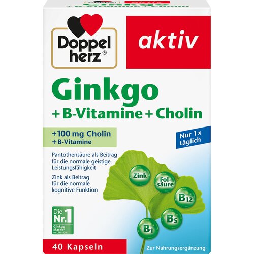  Ginko + B vitamini + kolin - 40 kaps. Cene