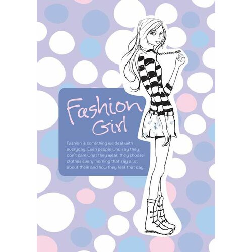  Notebook - Fashion Girl - krugovi (M) Cene