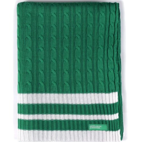 Benetton Dekorativna odeja 140x190 cm, be-0662-gr, zelena Slike