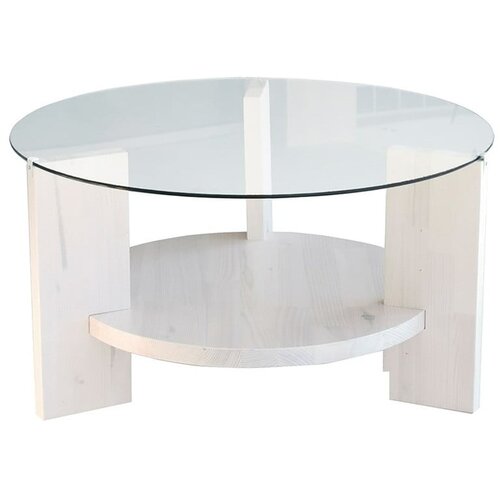 Neostill Bela okrogla mizica &amp;oslash; 75 cm Mondo - Neostill Slike