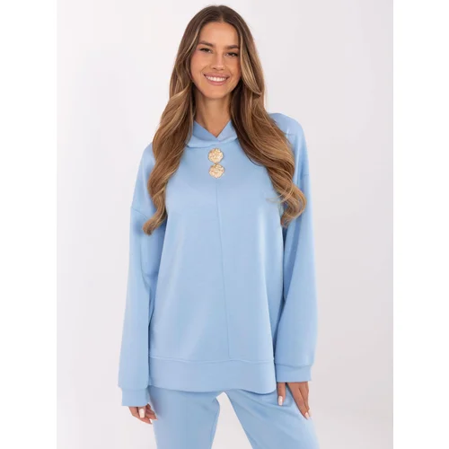 Italy Moda Sweatshirt-DHJ-BL-20510.68-light blue