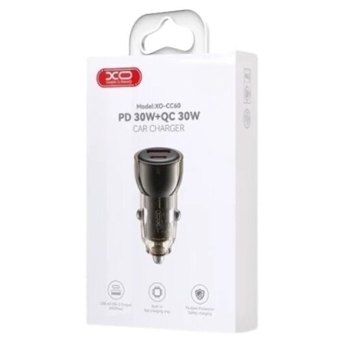 XO Auto punjac CC60 30W USB+ Type C izlaz + kabal Type C Slike