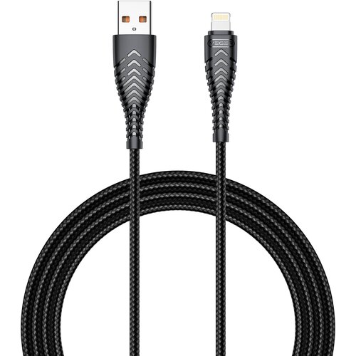 Veger kabal (kabl) usb a na lightning 2.4A V105 1.2 m crni Cene