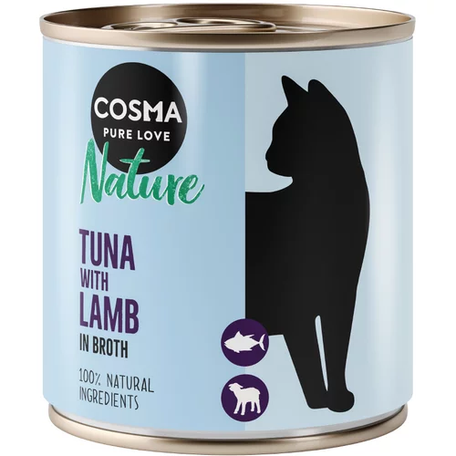 Cosma Varčno pakiranje Nature 12 x 280 g - Tuna & jagnjetina