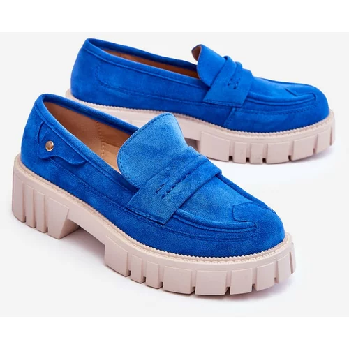 Kesi Women's Suede Slip-on Shoes Modre Fiorell