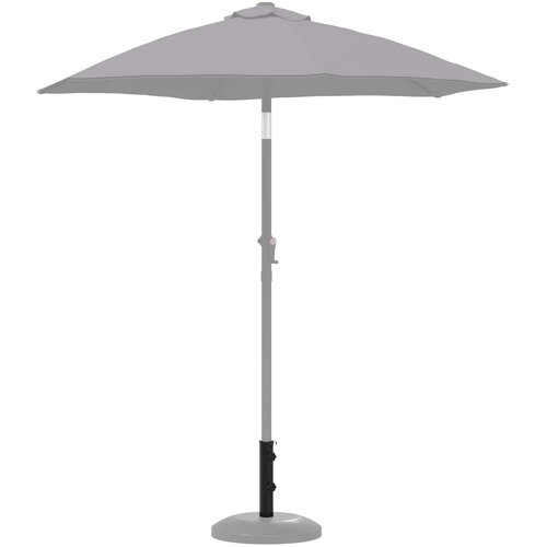  Cijev za suncobran 0.6 kg Crna Željezo for 40-50 mm Pole Slike
