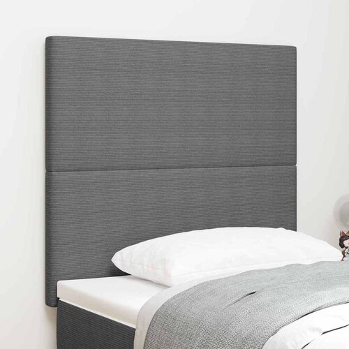  LED glava kreveta Svijetlo siva 80 cm Kordura tekstil Cijene