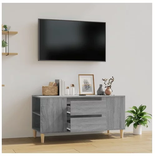  TV omarica siva sonoma 102x44,5x50 cm inženirski les