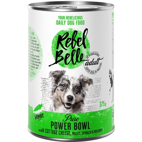 Rebel Belle Adult Pure Power Bowl - veggie 6 x 375 g Slike