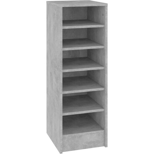 Maison Chic Omarica za obutev - Kopa za čevlje betonsko siva 31,5x35x90 cm iverna plo&amp;scaron;ča, (21776541) Slike