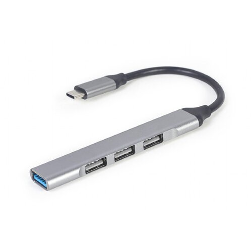  HUB GEMBIRD 4-port Type-C GEMBIRD (3 x 1 port, 2 x 3 ports), silver, UHB-CM-U3P1U2P3-02 Cijene