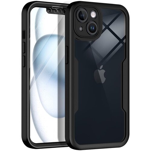 Techsuit ColorVerse 360 Series obostrana za&scaron;titna maska za iPhone 13 &ndash; crna Cijene