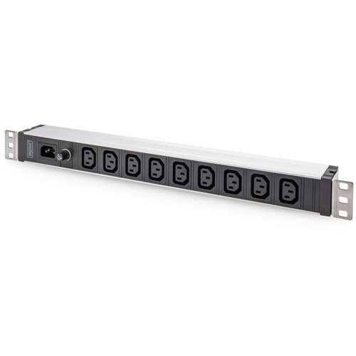 Digitus Socket Strip with Aluminum Profile, 9-way, IEC C14 input Cene