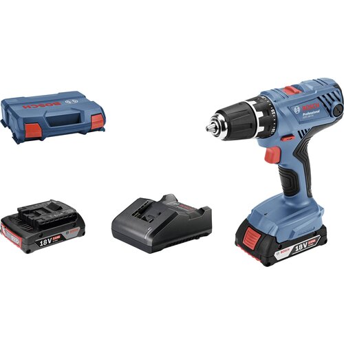 Bosch Professional GSR 18V-21 06019H100A akumulatorski vrtalni vijačnik 18 V 2.0 Ah Li-Ion vklj. 2 akumulatorja\, vklj. kovček\, vklj. polnilnik, (21522861) Cene