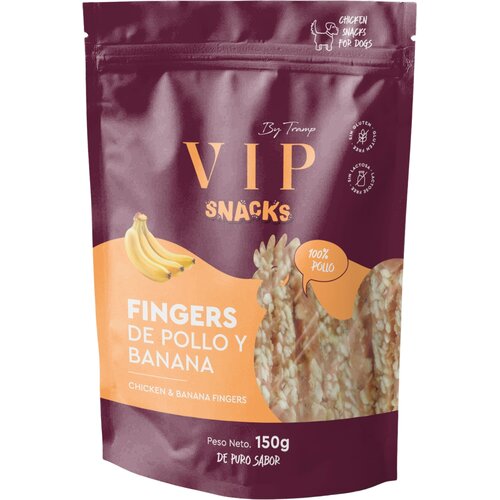 TRAMP VIP Snack Fingers Pi&scaron;čanec & Banana pribolj&scaron;ki za pse, 150 g, (5000233680) Cene
