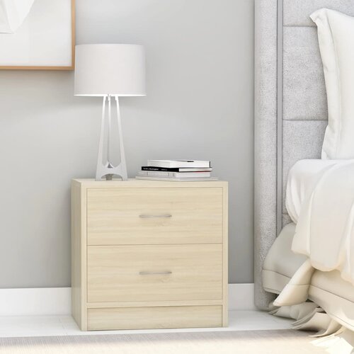 vidaXL Nočne omarice 2 kosa sonoma hrast 40x30x40 cm iverna plošča Cene