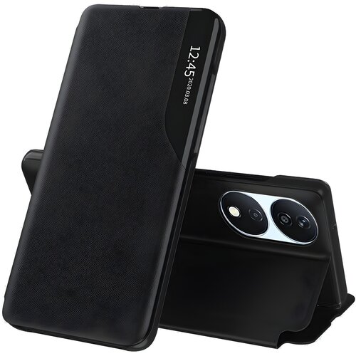 Techsuit Elegantna knjižna futrola View Case za Honor X7b - Crna Cijene