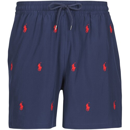 Polo Ralph Lauren Kopalke / Kopalne hlače MAILLOT SHORT DE BAIN IMPRIME BRODERIE PONY PLAYER CORDON DE SER Črna Cene