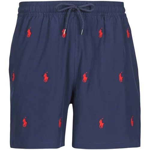 Polo Ralph Lauren MAILLOT SHORT DE BAIN IMPRIME BRODERIE PONY PLAYER CORDON DE SER Crna Polo Ralph Lauren MAILLOT SHORT DE BAIN IMPRIME BRODERIE PONY PLAYER CORDON DE SER Crna