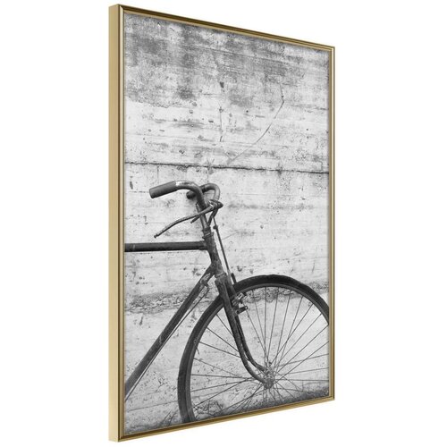  Poster - Bicycle Leaning Against the Wall 20x30 Slike