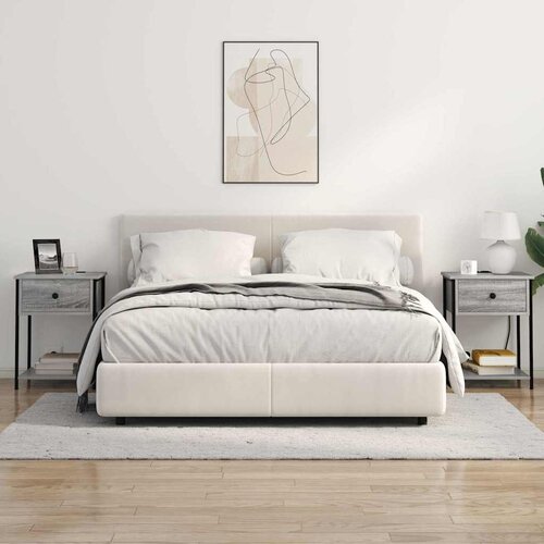  Noćni ormar Siva Sonoma 42 x 41 x 56 cm Konstruirano drvo Slike