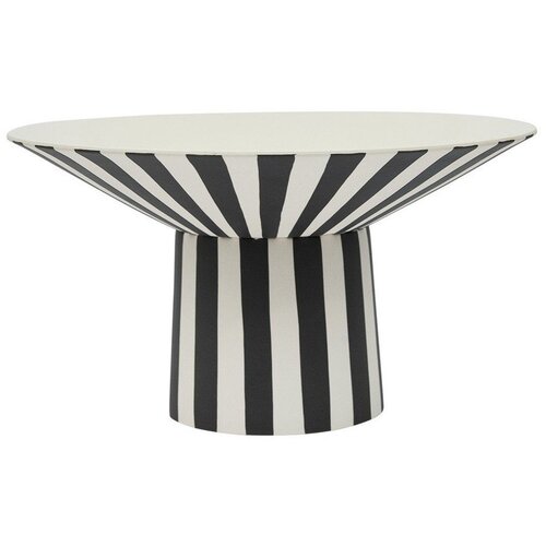 OYOY Living Design Črno-bela/bež skleda iz kamenine &oslash; 30 cm Toppu &ndash; Cene