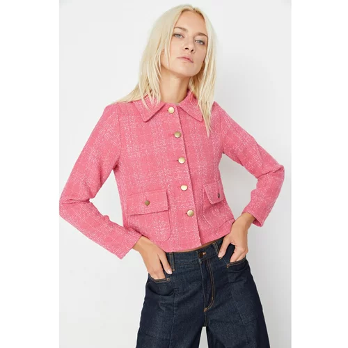 Trendyol Pink Pocket Detailed Jacket