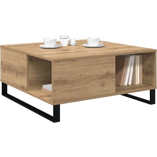  Kava Stol Umjetnički hrast 80 x 80 x 36,5 cm Konstruirano drvo Slike