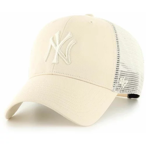 47 Brand Kapa s šiltom MLB New York Yankees bež barva