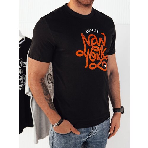 DStreet Men's T-shirt with black print Cene