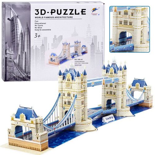  3D puzzle Tower Bridge u Londonu 120 kom. Slike
