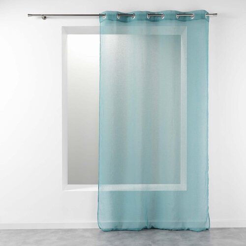 Douceur d intérieur Turkizna prosojna zavesa 140x240 cm Telma – Cene