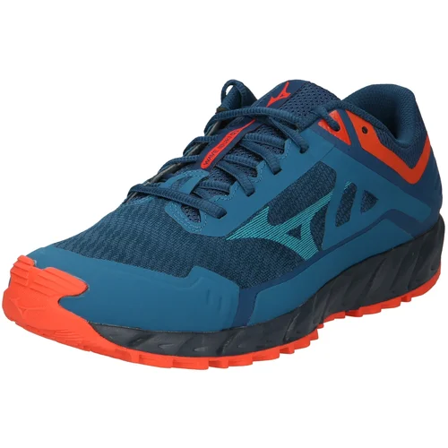 Mizuno Tekaški čevelj 'Wave Ibuki' modra / turkizna / temno oranžna