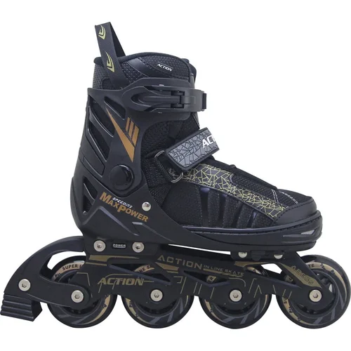 Action roler PW132B black/gold alu ABEC5 pu 2021 par