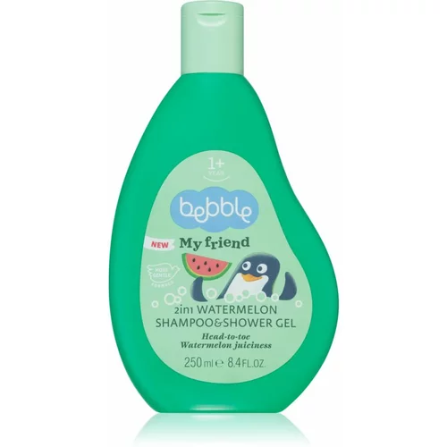 Bebble Strawberry Shampoo & Shower Gel Watermelon šampon i gel za tuširanje 2 u 1 za djecu 250 ml