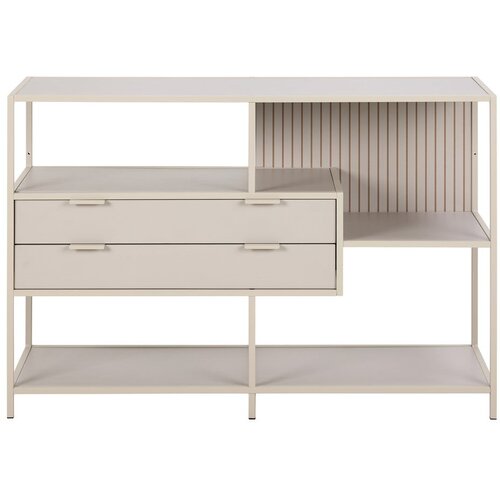 Actona Siva biblioteka 114x78x35 cm Seaford &amp;ndash; Slike