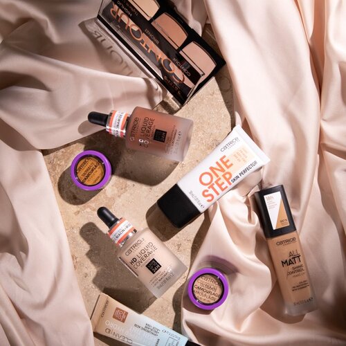 Catrice HD Liquid Coverage Foundation vodoodporni tekoči puder z mat učinkom odtenek 066 Warm Toffee 30 ml Slike