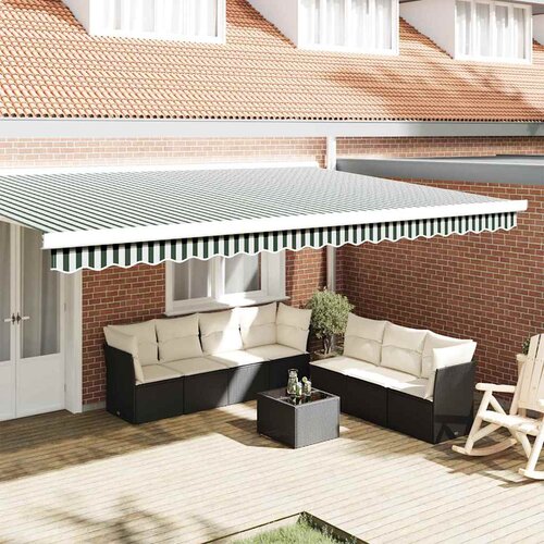  Zamjena za rub tende Zelena i bijela 480 x 20 cm Poliester Cijene