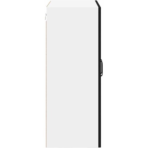  Zidni stakleni ormarić Lucca Crna 60 x 31 x 80 cm Slike