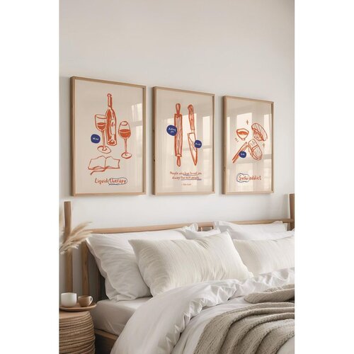 WALLXPERT &Ccedil;-300554 - 5070 Vi&scaron;enamenski dekorativni set slika (3 komada) Cene