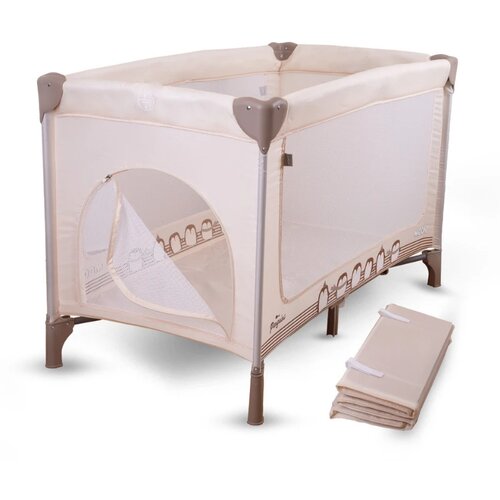 Jungle prenosivi krevetac 1 Nivo Moon Beige Cene