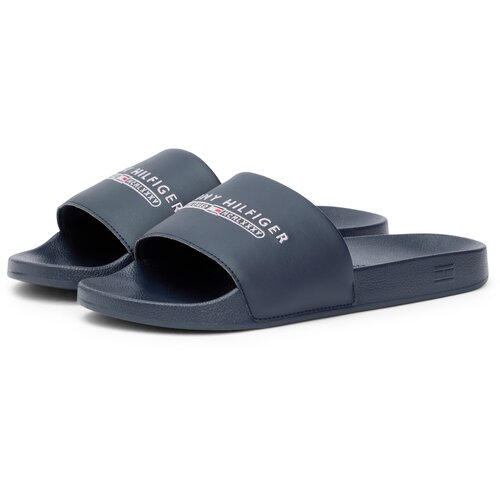 Tommy Hilfiger Natikače s potpeticom tamno plava / prljavo bijela Slike