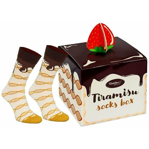 Kesi TIRAMISU Dessert Socks 1 Pair of Rainbow Socks Slike