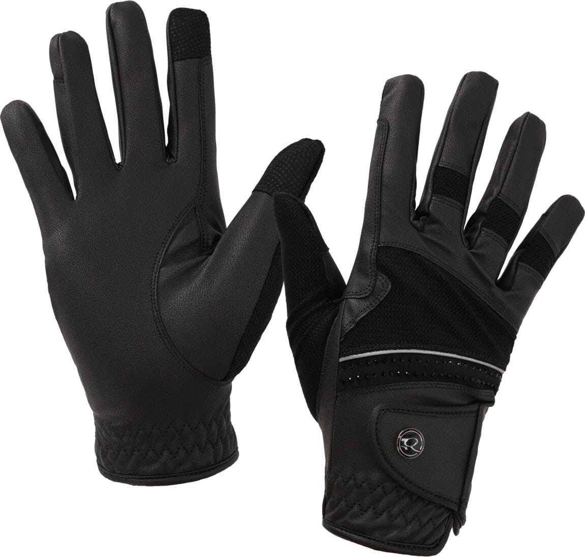 QHP Rokavice Aubree, black - M Slike