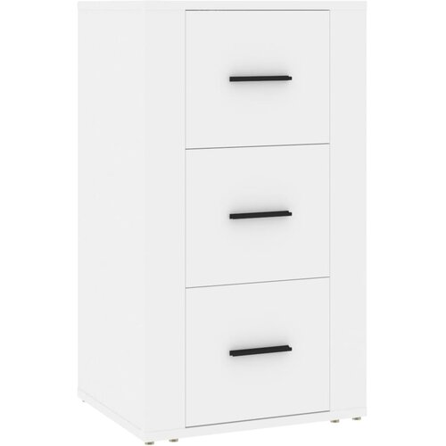 Maison Chic Komoda - Predalnik bela 40x33x70 cm inženirski les, (21716030) Cene