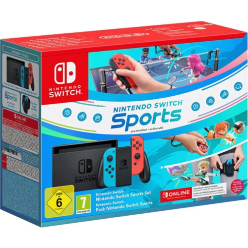 Nintendo Igraća konzola Switch+Switch Sport+3 mjeseca online – Switch Console 1.1 Neon... Cijene