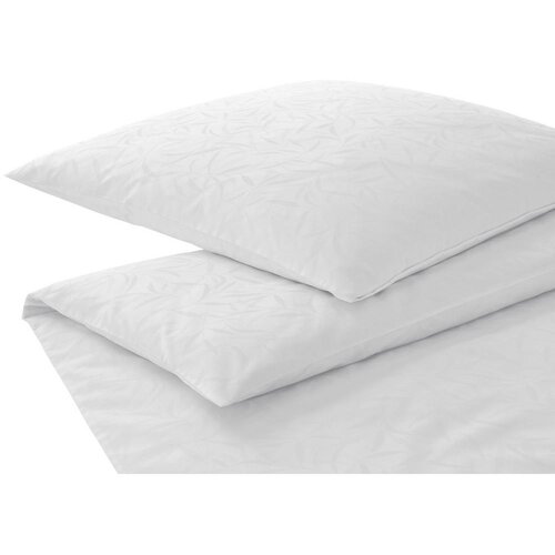 Elegante posteljnina 140/200 cm žakar bela Cene