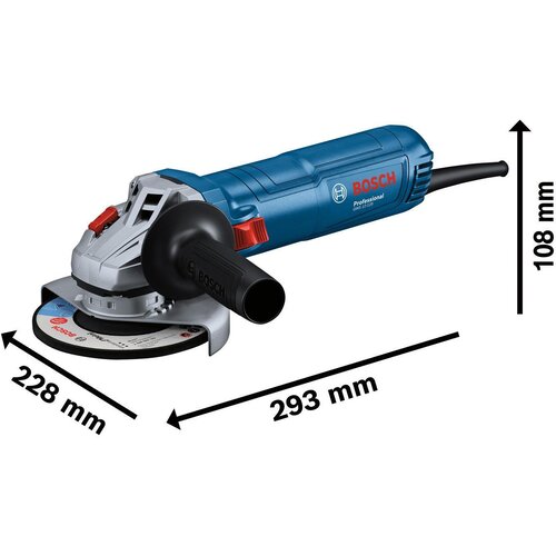 Bosch gws 12-125 ugaona brusilica, 1200W, 125mm, 1x sds navrtka, 06013A6104 Cene